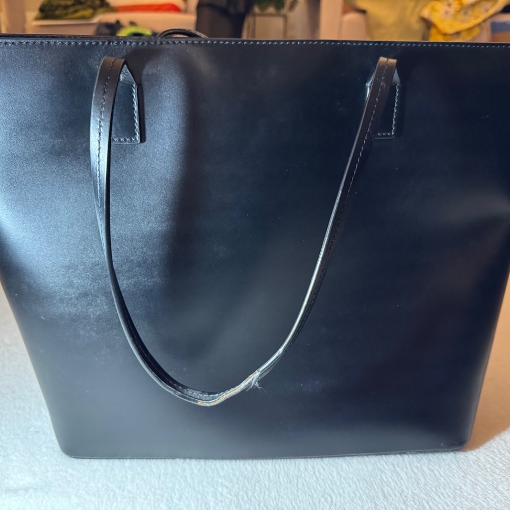 Kate Spade Black Leather Tote - Picture 4 of 6